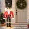 Christmas Nutcracker 5ft Pop up Lighted Large Holiday Decoration w/150 Pre-Lit Twinkling LED lights for Outdoor, Indoor